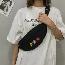 Новые модные женские поясные сумки унисекс Повседневная многофункциональная холщовая поясная сумка мульти мужская сумка-пояс поясная сумка с принтом нагрудная сумка