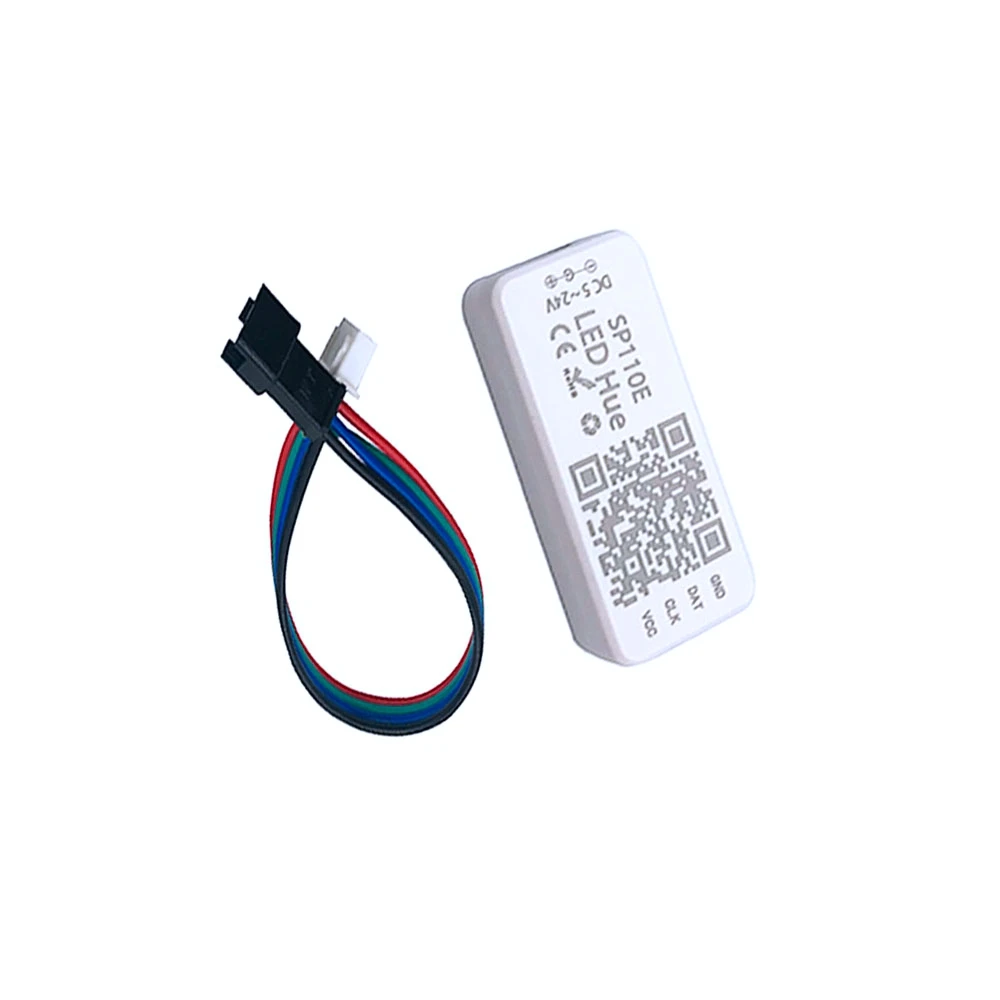 SP110E Bluetooth LED RGB Strip Controller for WS2811 WS2812B SK6812 App Control 