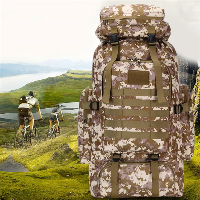 Grand Sac à Dos de Montagne Militaire 80L