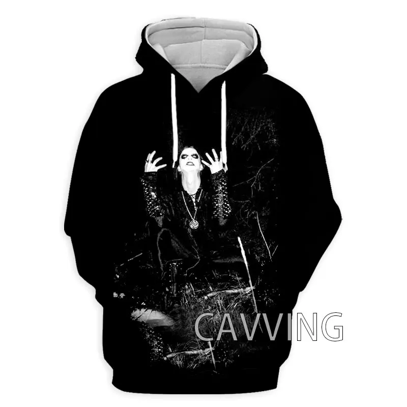 Cavving 3d impresso darkthrone rock band hoodies