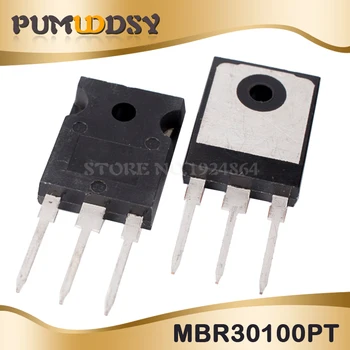 

5Pcs MBR30100PT MBR30100 TO-247 Schottky Rectifier IC