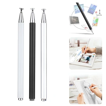 

2 in 1 Universal Stylus Drawing Tablet Pen Round head Capacitive Screen Touch Pen for Mobile Android Phone Smart Pen Accessories