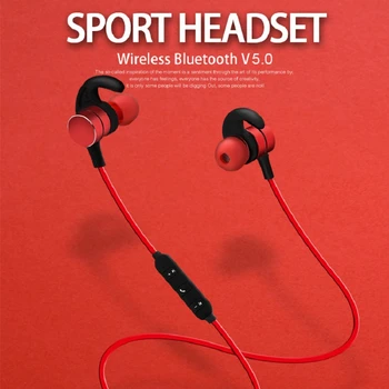 

Bluetooth Earphones Wireless Headphones Magnetic Attraction Waterproof Sport GZ-05 Handsfree Headset with Mic For iPhone Samsung