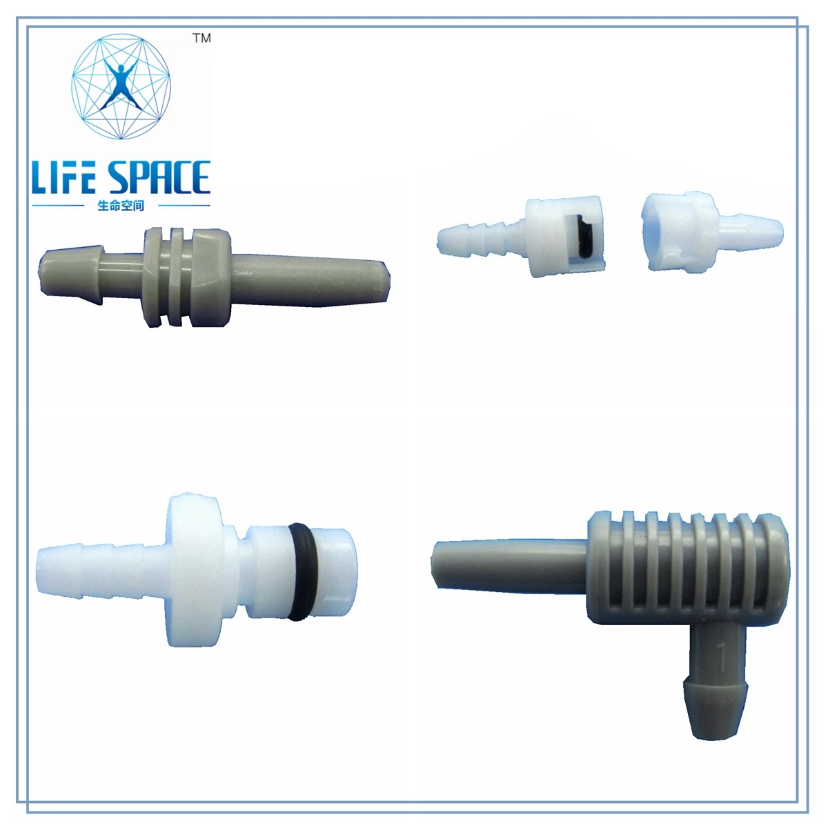 

LC-04.05.34.35 GAS connector for BP ex-tube, BP air hose, NIBP cuff and patient monitor 5pcs/pack