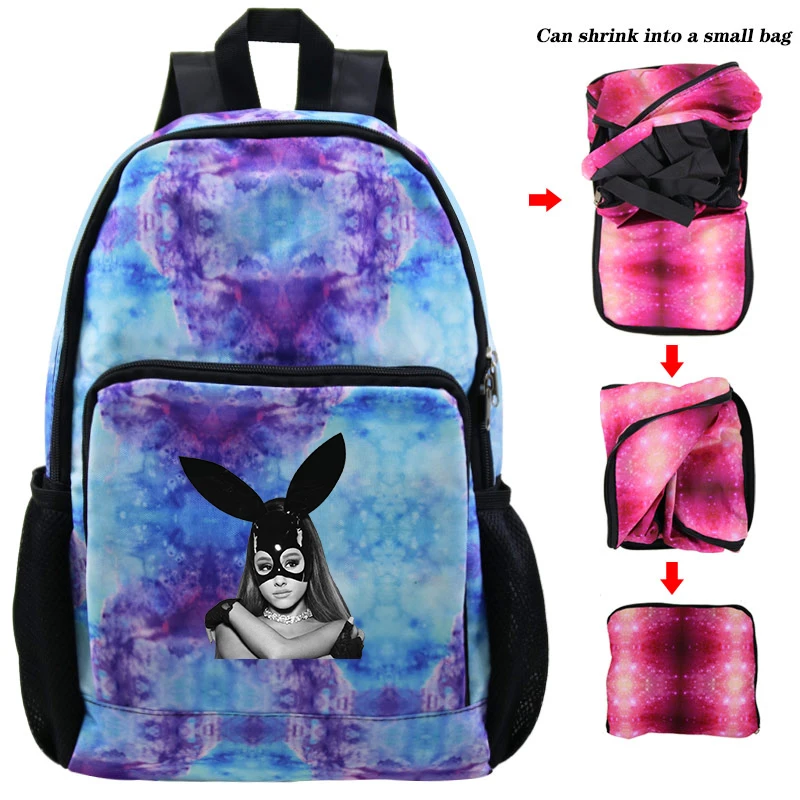 Backpack 21 Нейлоновый женский рюкзак Ariana Grande, сумки Kpop, стильные однотонные рюкзаки, Mochila Feminina Mujer, дорожная сумка для девочек-подростков, школьный ранец - Цвет: Backpack 21