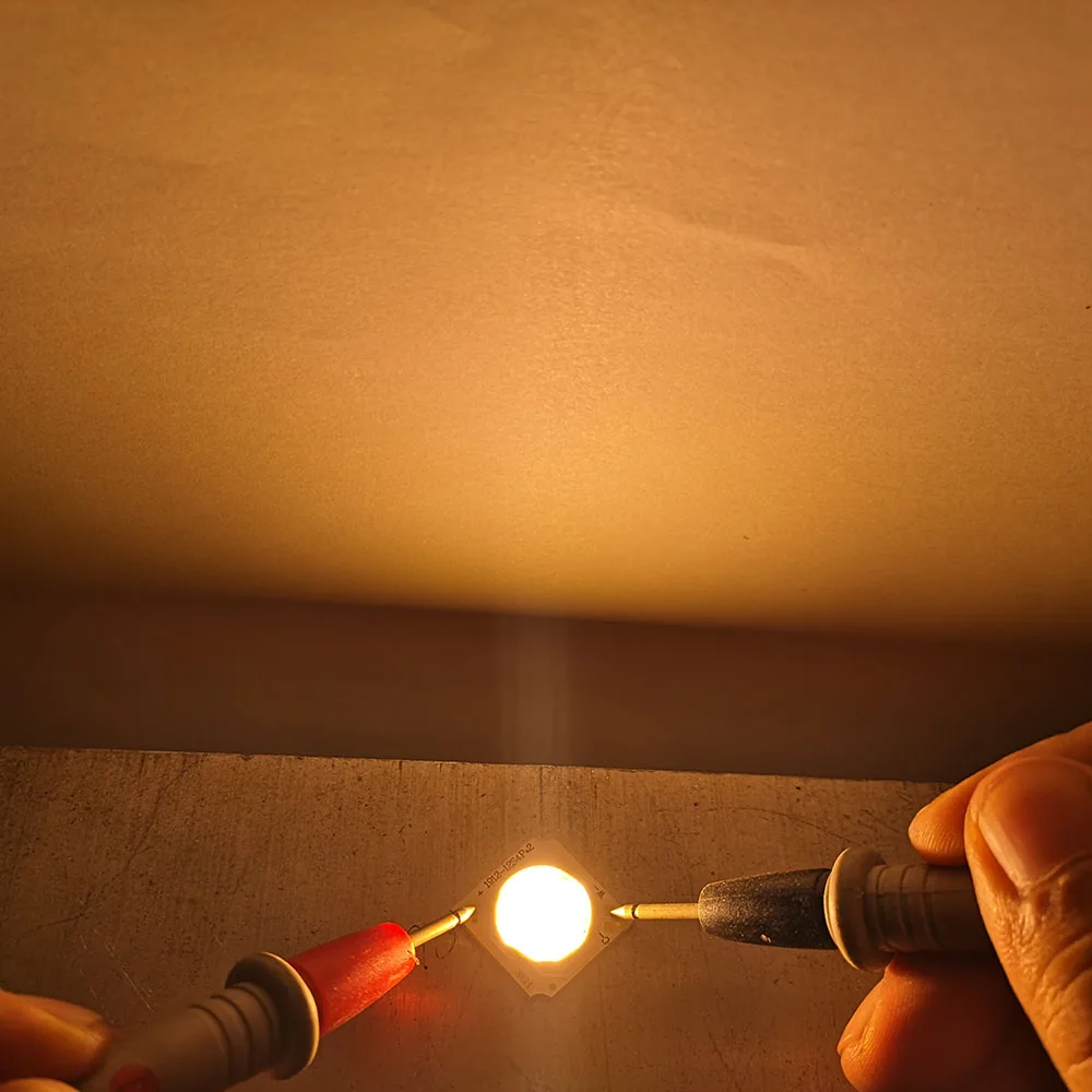 

1PC DIY 24W CSP CHIP Two-colors Chip LED Chip Lamp DC36V Input Smart IC LED Bean LED Chip For Bulb Light Warm White Cold White