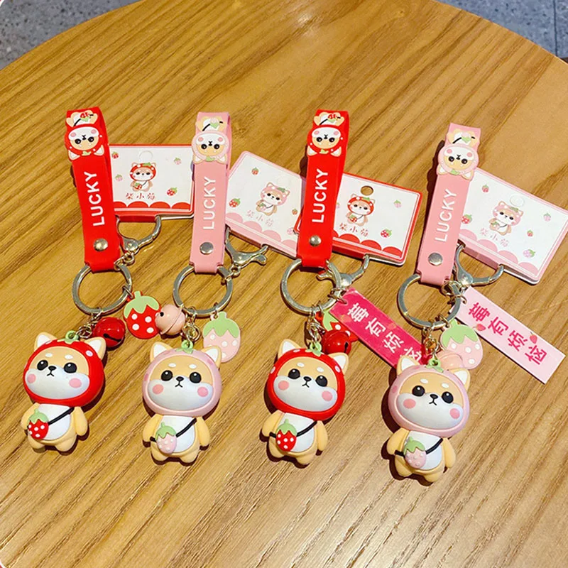 Portachiavi Shiba Inu URFEDA In Resina E Metallo, Ciondolo Cane Carino Per Chiavi Auto E Borsa, Regalo Per Donna E Ragazza