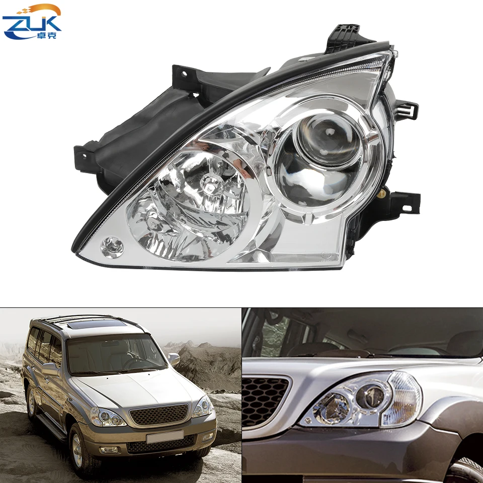 Налобный фонарь ZUK левая/правая фара для Hyundai townan 2001 2002 2003 2004 2005 2006 передний