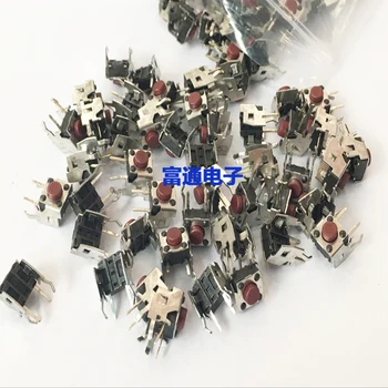 

Free Shipping 50Pcs New original touch button switch 6*6*5mm with bracket side button EVQPF004R Touch Micro Switch