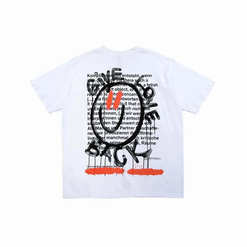 Give love back футболка мужские футболки Harajuku забавная Мужская футболка с рисунком хип-хоп Хлопок Уличная футболка Футболки Топы Homme T332 - Цвет: Белый