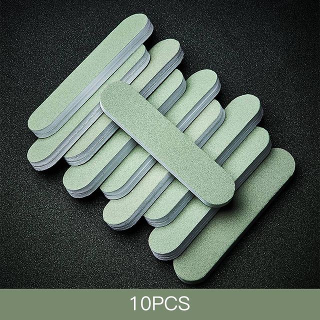Wooden Nail File 180/240 Colorful Sandpaper Buffer Block Pedicure Manicure Polishing Tools Professional Nail Files