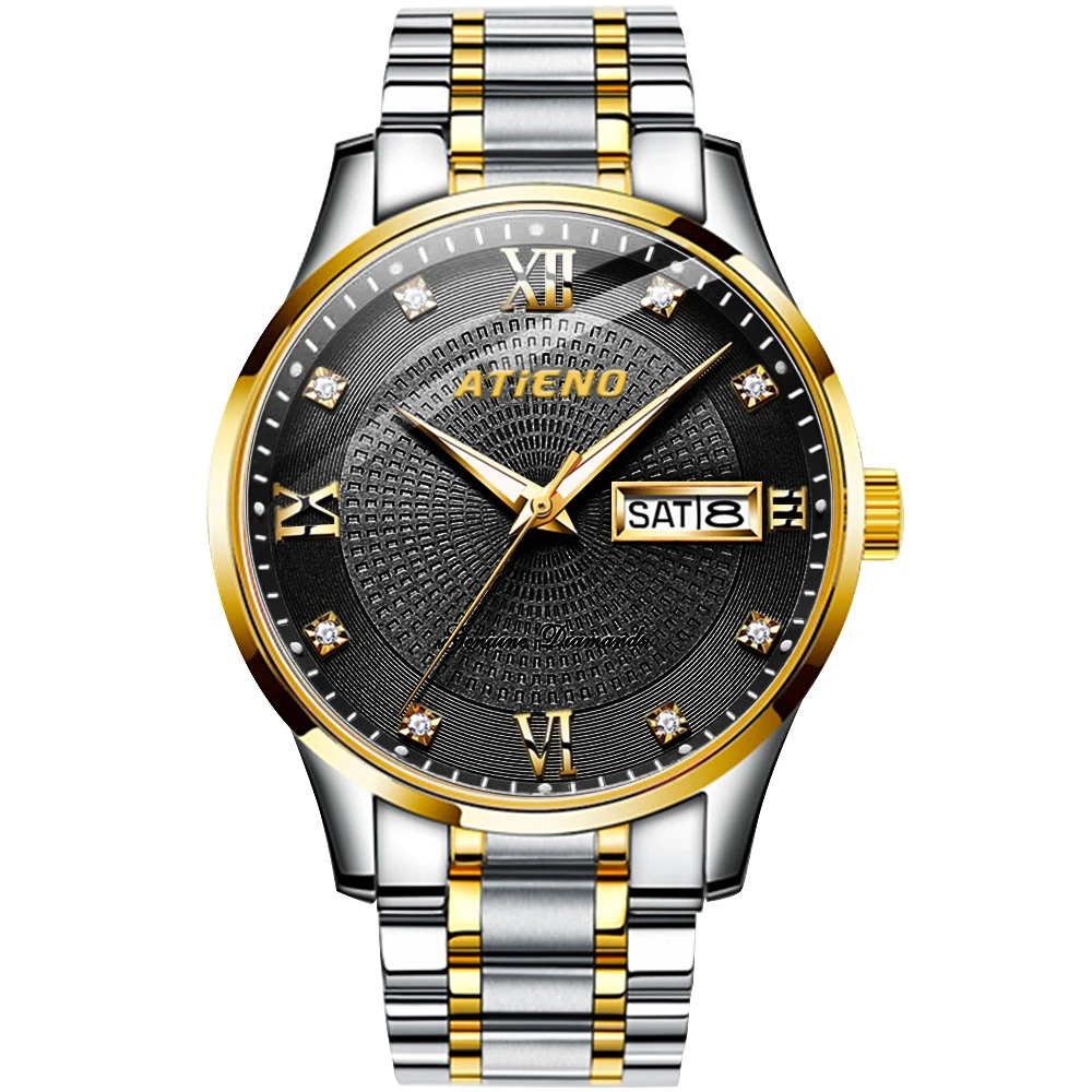 

Atieno New Watch Men Top Brand Luxury Famous Quartz Wrist Watches for Men Clock Male Wristwatch Waterproof
