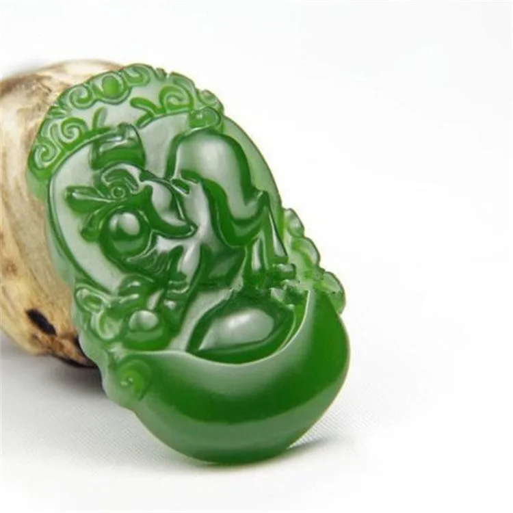 Шпинат зеленый нефрит Зодиак курица собака корова овечка Тигр и Кролик дракон