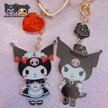 

Lovely Kuromi Cosplay keychain Key ring Bags Pendant