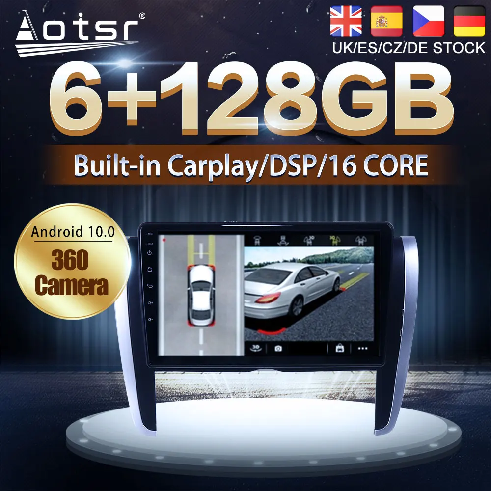 Android 10 для Toyota Allion 2007 2008 2009 - 2015 автомобильный DVD GPS навигация Авто Радио стерео