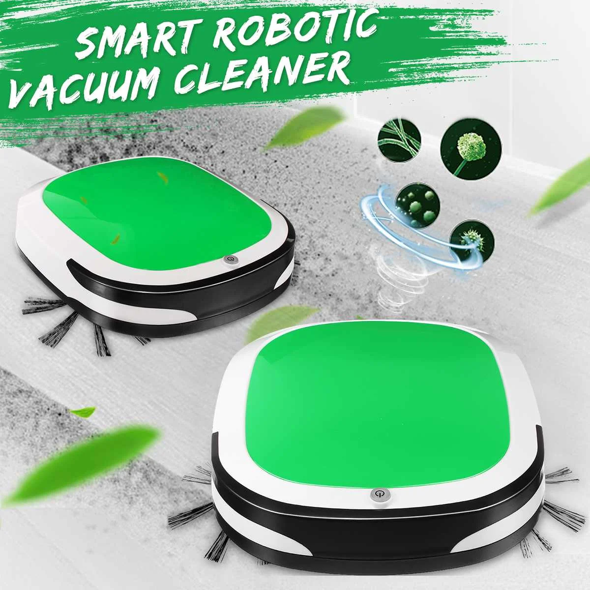 

Rechargeable Auto Cleaning Robot vacuum cleaner Smart Sweeping Robot Dirt Dust Hair Automatic Cleaner Vacuum Cleaners robot