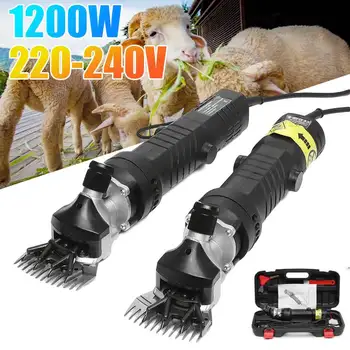 

1200W 220V-240V 6 Gears Speed Electric Sheep Goat Shearing Machine Clipper Farm Animal Shears Cutter Wool Scissor Cut Machine