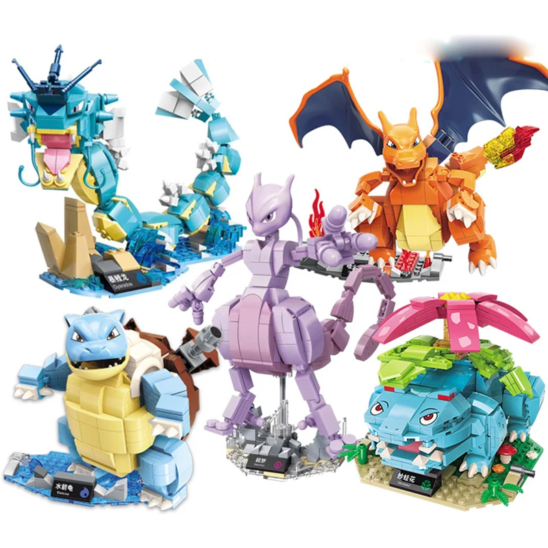 ideas-Pokemon-Figures-Charizard-Venusaur-Blastoise-Pikachu-Poke-Elf-Dolls-Pocket-Monsters-Detective-