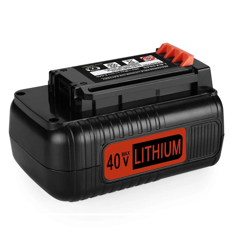 Replacement 5.0Ah 6.0Ah 40V MAX for Black & Decker LBX2040 LBXR36 LBXR2036  BL2036 Rechargeable Lithium Battery 36V Power Tools - AliExpress