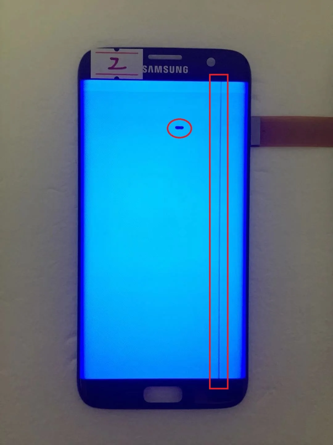 5,5 ''AMOLED lcd для SAMSUNG Galaxy s7 edge G935 G935F сенсорный экран дигитайзер дисплей с линейкой