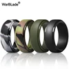 Men Silicone Rings Hypoallergenic Flexible Sports Antibacterial Wedding Rubber Bands 8mm Food Grade FDA Silicone Finger Ring 3