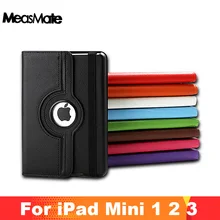 Вращающийся на 360 градусов чехол-подставка для iPad Mini 1 2 3 чехол из искусственной кожи умный флип-чехол для Funda iPad Mini чехол для сна/пробуждения