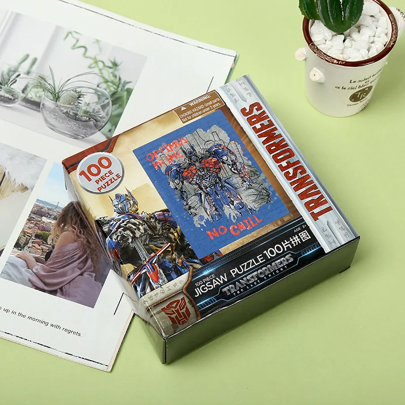 Детская головоломка, обучающая игрушка, мультяшная головоломка, 100 деталей, картонная головоломка, креативный детский сад, подарок на день детей