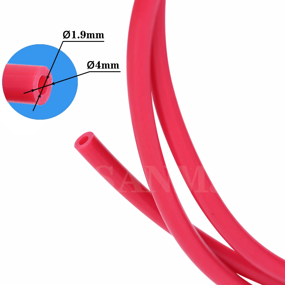 1M PTFE Tube  TL-Feeder hotend Rostock Extruder 1.75mm Filament ID 2mm OD 4mm Cloned Capricornus Tube for Ender 3 extruder feeder big gear 66 tooth stainless steel gear replacement