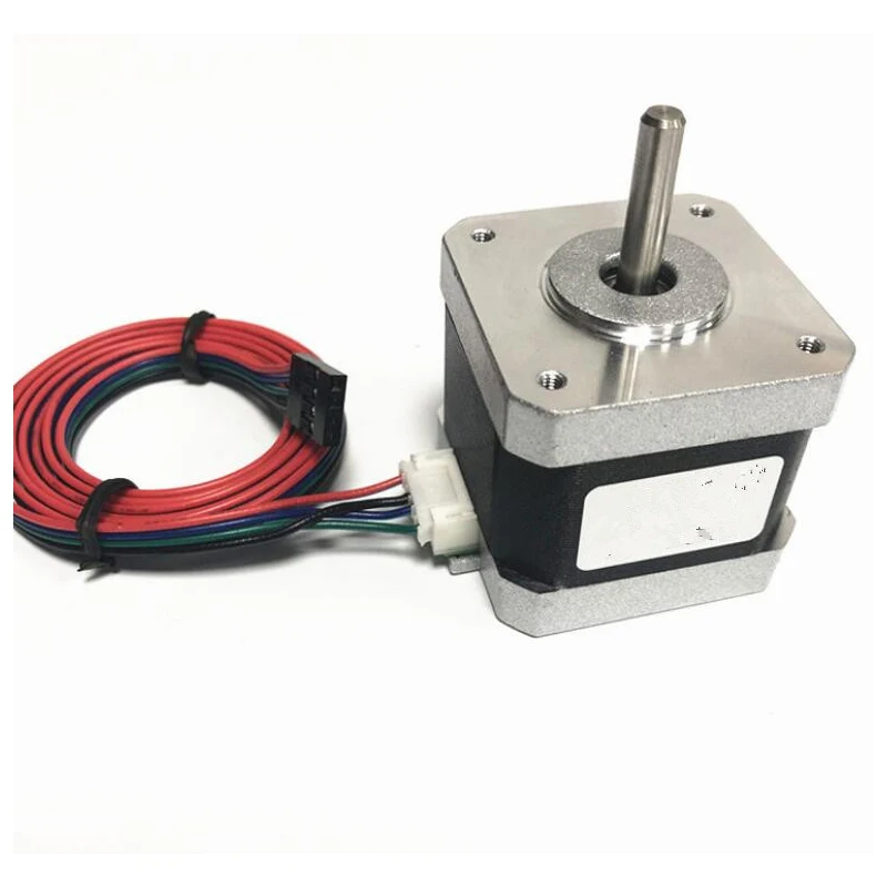 Free shipping CE certification 1 PCS 17HS 4-lead Nema 17 Stepper Motor 42 motor 42BYGH 0.6A CECNC Laser and 3D printer motor