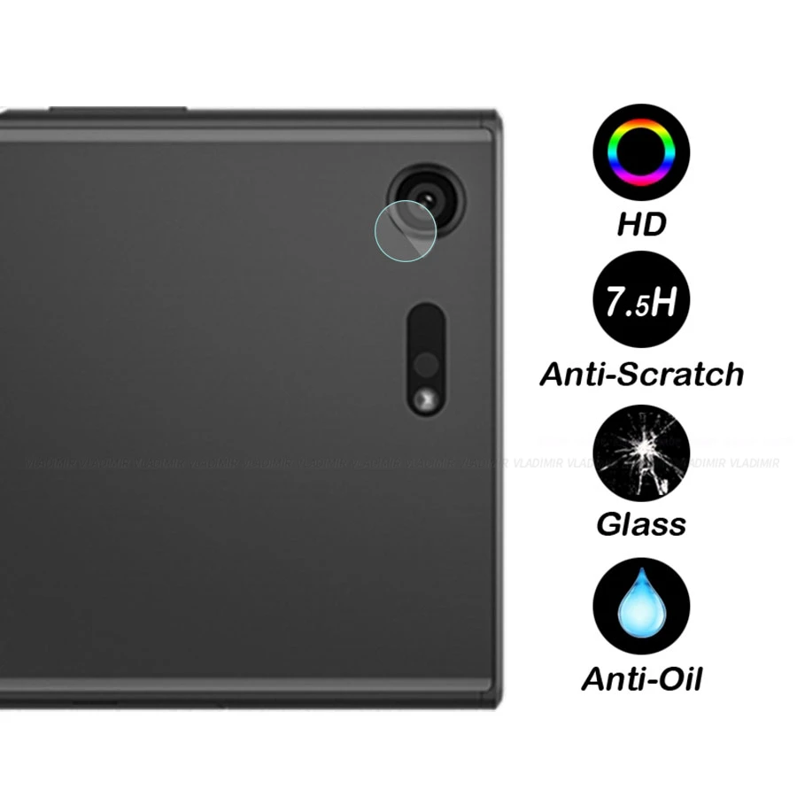 2 фото задняя камера Объектив Закаленное стекло Защитная пленка для экрана Sony Xperia