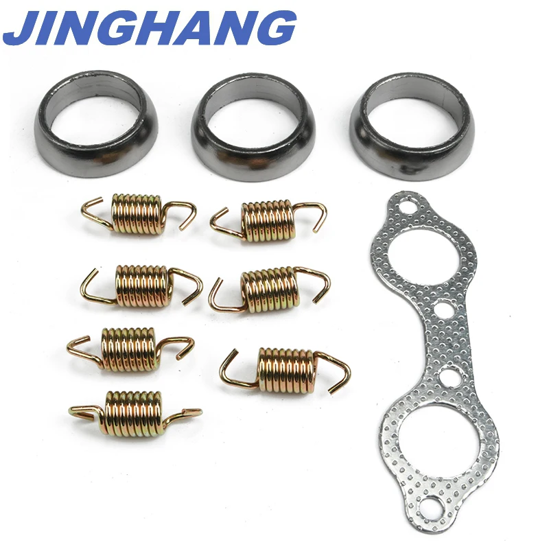 Exhaust Pipe Donut Gasket For Polaris Ranger XP 800 4x4 EFI 2010 2012