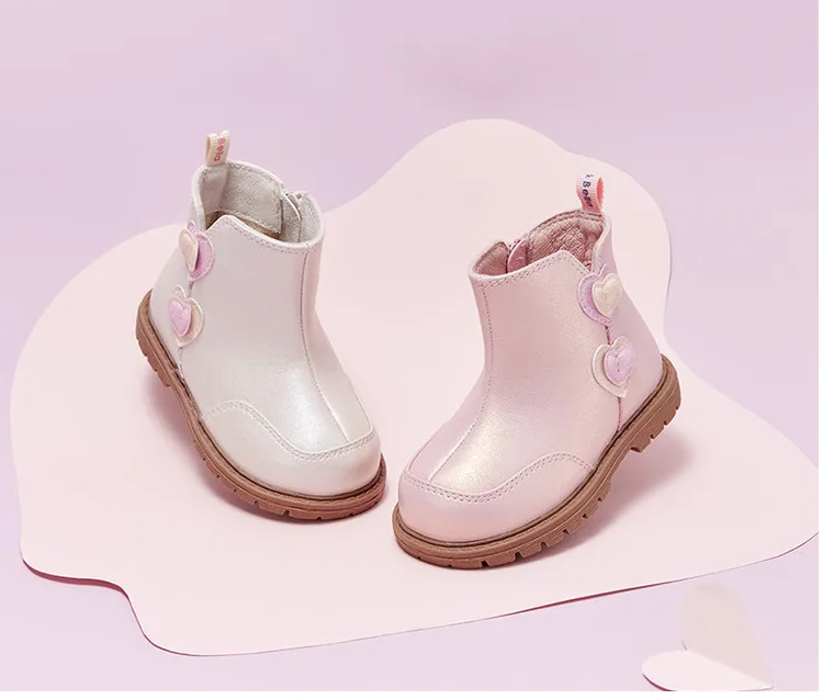 válvula fashion inverno infantil sapatos para meninas amor de alta calçados de couro