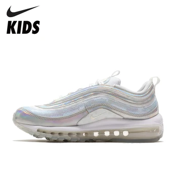 

NIKE AIR MAX 97 Kids Shoes Breathable Mens Sneakers Reflective AIR Cushion Shoes Anti-slip CZ3574-130
