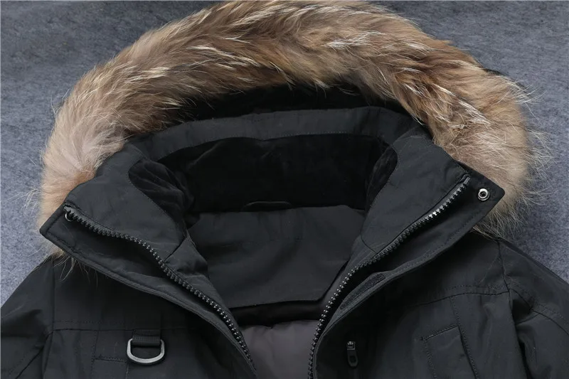 New 90% White Duck Down Jacket High Quality Down Men Winter Jacket Men Hood Detachable Casual Waterproof Windproof Warm Coat