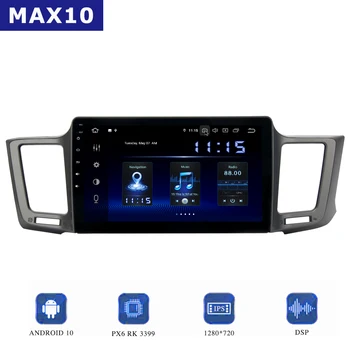 

10.2" Android 10.0 Car Multimedia Radio for Toyota RAV4 2014 2015 2016 2017 GPS Navi IPS 1280*720 Carplay MP3 64GB Bluetooth 5.0