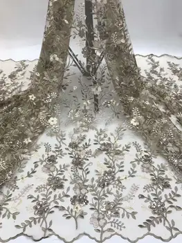 

2020 embroidered lace French tulle lace fabric YYZ89792 for sexy dress african net lace fabric