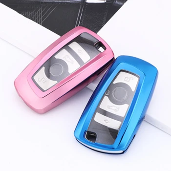 

Soft Adhesive TPU Key Case All-inclusives Car Key Case for BMW 1/3/5/7 Series X3 X4 M2/3/4 Car Key Cover Auto Accessories