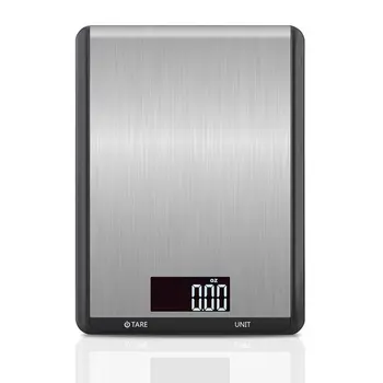 

Digital Kitchen Food Scale 10kg/1g Precision Food Scale LCD Display Tempered Glass Surface Touch Screen