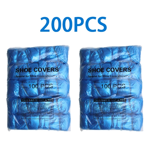 Automatic Disposable Shoe Cover Waterproof Overshoes Dispenser Portable Hand-Free Machine for Home, Office, Supermarket, Factory 200pcs shoe cover