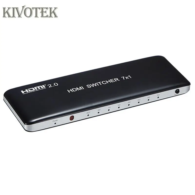  4K 3D 7x1 HDMI Switch Switcher Adapter7 to 1 Hdmi2.0b switch RC Controller hdmi Female Connector Fo