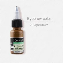 Профессиональный Перманентный макияж бровей подводка для глаз 15 мл чернил для татуажа, пигмент, профессиональное приложений CS хорошего качества