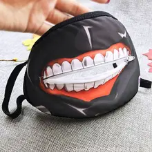 Унисекс аниме Анти Пыль рот маска мультфильм молния зубы печати Косплей респиратор