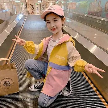

2020 Jackets For Girl Fashion Coats Children Clothing Autumn Spring Baby Girls Clothes Outerwear Cartoon Casual Jackets Coat