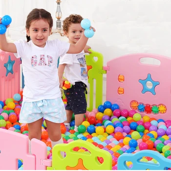 

400 Pcs/lot Ocean Wave Ball Eco-Friendly Funny Toy Balls Mixed Bouncy Ball Colorful Soft Water Pool Outdoor Funny Baby Sports