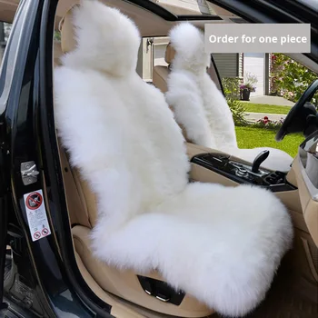 

Auto Seat Cover Plush Cushion Car Seat Covers Set Universal Automobiles Front Seat Cover Protector Winter Accessories for Cars
