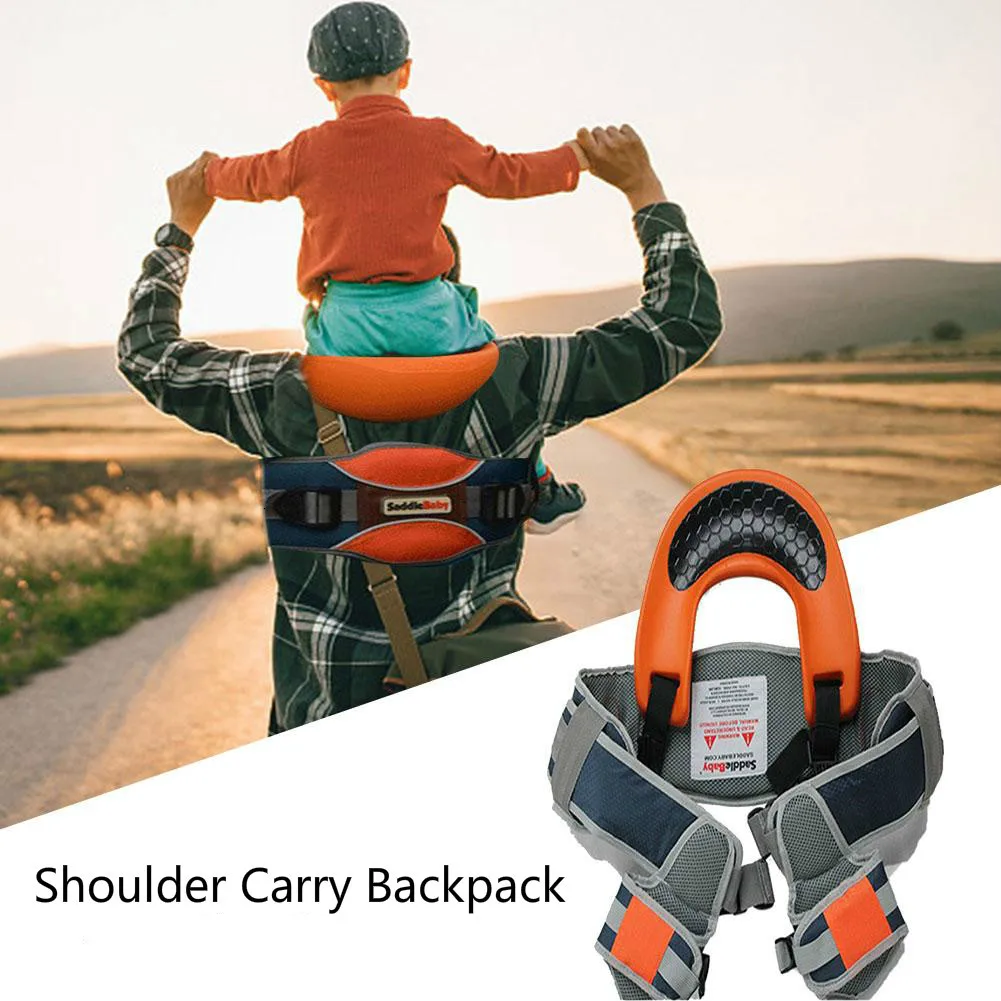 Супер папа плечевой ремень Carrieres ремень рюкзак для ребенка на открытом воздухе детское седло плечевой ремень родитель-ребенок спортивное сиденье
