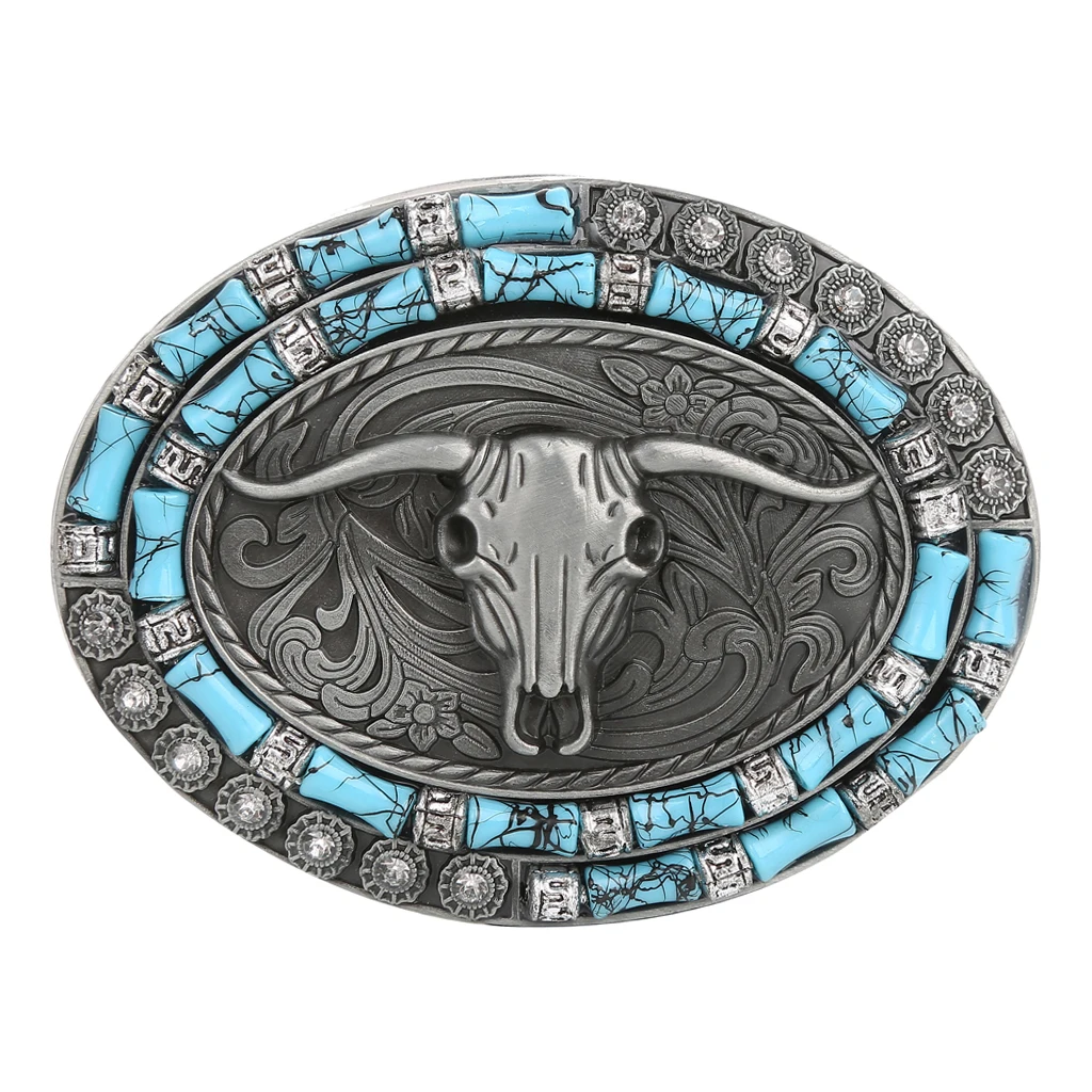 Hip Hop Jeans Strap Buckle Engraved Belt Buckle Western Cowboy Motorcyclist Cool man women Belt Buckle