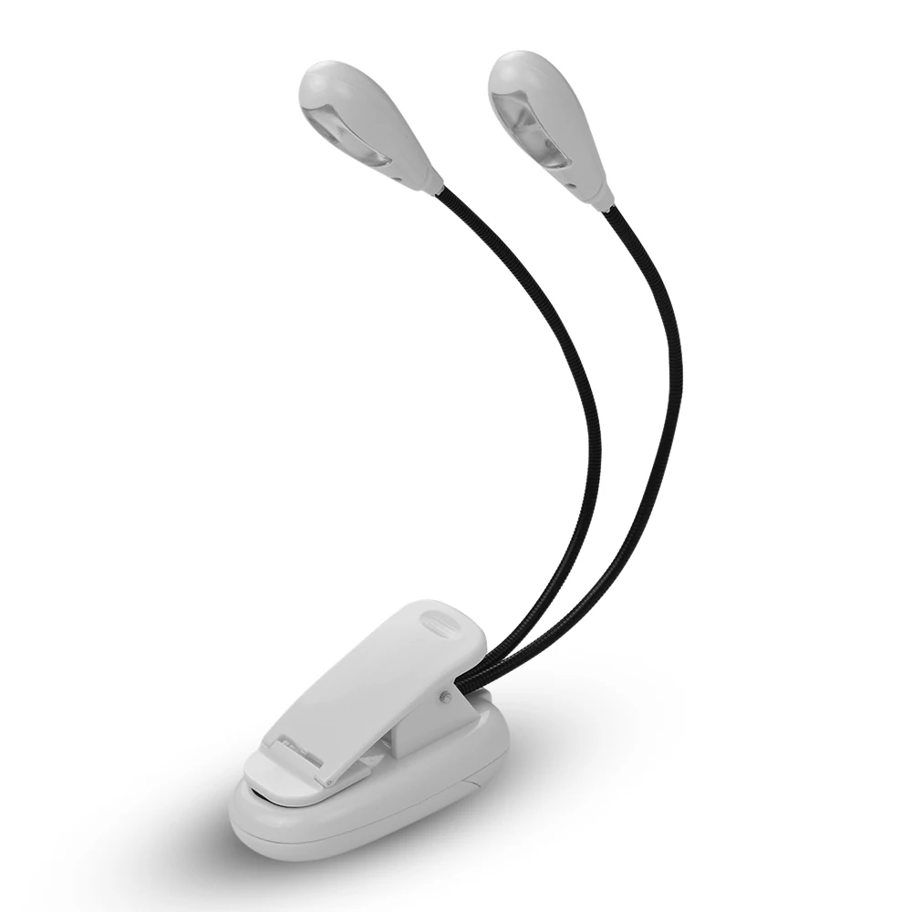 

Soft Music Stand Light LED Clip On Reading Lights Eye Protecting Lamp for Playing Guitar Musical Instrument Parts