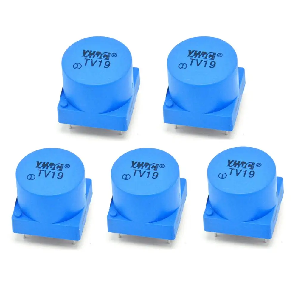 

5pcs TV19 5mA Current Type Voltage Transformer Rated Input Current