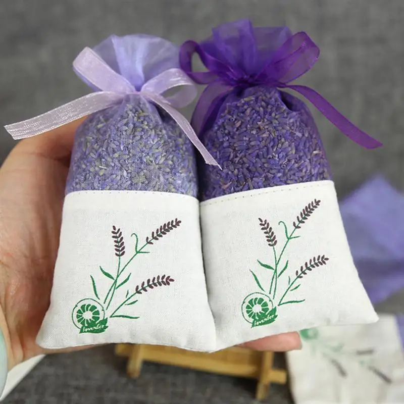 20 Pcs Lavender Bags Sachets Sachet Empty Scented For Fragrance Drawers Wardrobes French Home Organza Gauze Drawer deodorant sachet bags fragrance bags